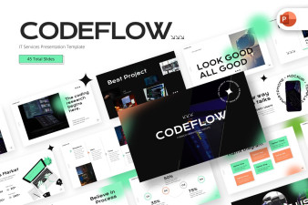 Codeflow IT Service PowerPoint Template